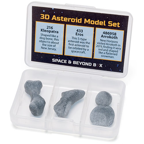 3D Asteroid Model Set